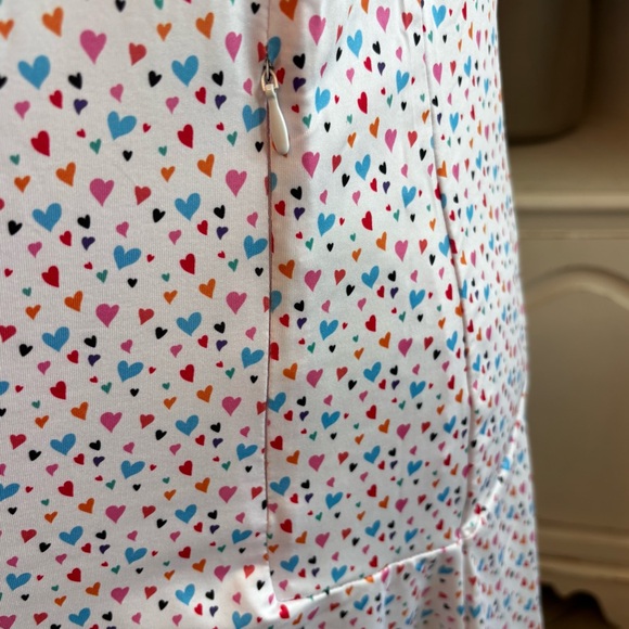 NWT Pink Heart Sleeveless Athletic Dress with Shorts Size L - Picture 6 of 7